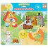 Игровой набор, ТМ Vladi Toys, Мягкие пазлы Сказки Колобок А4 35 элементов - 0