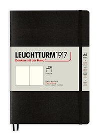 Книга для записей A5, 61 лист, нелинованная "Classic", мягкая обложка, черный, Leuchtturm1917