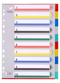 Разделитель А4, 10 цветов, GoodMark
