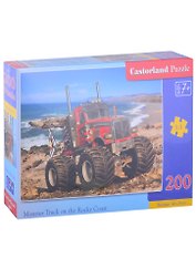 Пазл Трак на побережье, 200 деталей Premium, CastorLand