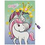 Записная книжка «Unicorn» А6+, 50 листов, с замочком, в ассортименте