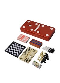 Набор настольных игр 7 в 1 в подарочной упаковке (15х15х16) (446-066)