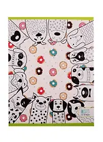 Тетрадь в клетку Unnika, "Вечеринка", 48 листов, в ассортименте