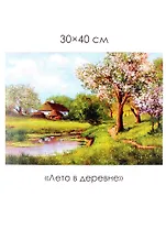 Набор для творчества. Алмазные узоры "Лето в деревне", 30 х 40 см