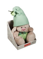Мягкая игрушка Зайка Ми гномик в зеленом (15 см) (SidX - 116)
