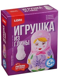 Набор для творчества Lori. Игрушка из глины «Матрешка»