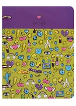 Тетрадь на кольцах в клетку Be Smart, Stickers, 120 листов