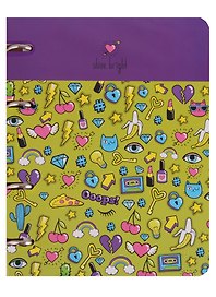 Тетрадь на кольцах «Stickers» 100 листов в клетку, А5, сменный блок - Be Smart
