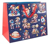 Пакет А3+ 40*50*25 "Космонавты" дет., бум.мат.ламинат