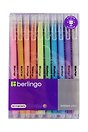 Ручки гелевые 10цв "Brilliant Glitter", блист., Berlingo