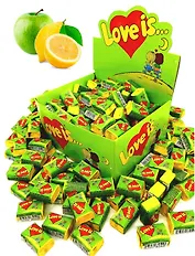 Жевательная резинка Love is/Лав из... Яблоко/Лимон, в ассортименте