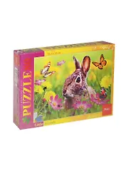 Пазлы 80 А5ф Зайчонок (80П35_14475) (16,5х23см) (3+) (Hatber) (коробка)
