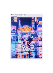 Кпн-027 Картина по номерам Ночной город (ПочСебяХуд) (38х28,5 см) (коробка) (LORI)