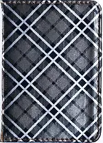 Обложка для автодокументов кож/зам "Шотландка", J.Otten