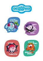 Смешарики. 3Д стикеры на телефон