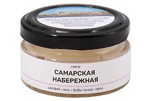 Свеча ароматическая Самарская набережная (Шалфей,Мох,Бобы тонка,Озон) (50мл) (Самара) (Ссн1)
