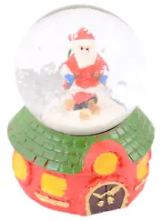 Снежный шар  Дедушка Мороз в красном костюме (пластик)