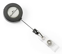 Держатель для бейджей с клипом, до 80 см, Durable