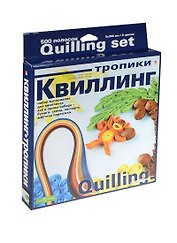 HOBBY TIME Набор для квиллинга №7 Тропики 500 полос