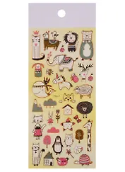 Наклейки PVC Прикольные животные