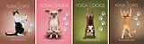 Тетрадь в клетку Yoga Animals, 18 листов, в ассортименте