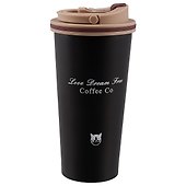 Термостакан Мордочка котика Coffee Co (металл) (400мл) (12-16001-9-T-1) - 1