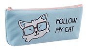 Пенал-косметичка "Follow my cat", ткань, AnAn