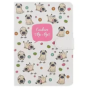 Блокнот «Мопсы», 256 страниц, А5