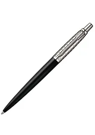 Ручка подарочная шариковая Jotter Premium Satin Black Chiselled, Parker