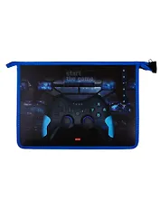 Папка для тетрадей А4 Start the game молния, пластик, Hatber