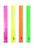 Линейка 30см пластик, флуоресцент., ассорти - 1