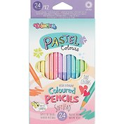 Карандаши цветные двусторонние «Pastel», Colorino, 24 цвета, 12 штук