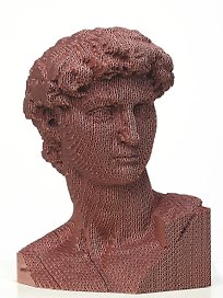3D пазл бюст «Давид» картон, 5 Cult