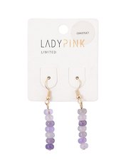 Серьги `LADY PINK` NATURAL STONES (224468)