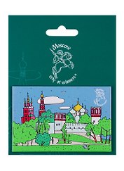 Магнитная открытка Москва Новодевичий монастырь (МОМск-09)