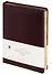 Ежедневник дат. 2026г. А5 176л "Britannia" бордовый, рецикл.кожа, тв.переплет, поролон, торнир.блок, внутр.карман, зол.обрез, ляссе, In Folio - 1