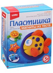 Набор для творчества LORI Магниты из теста "Подводные друзья" Мт-004