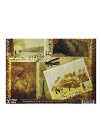 Декупажная карта Эйфелева башня (E-010) (упаковка)