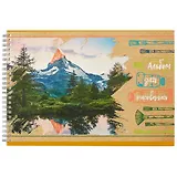 Альбом для рисования BG, Amazing view, А4, 40 листов, на гребне, в ассортименте