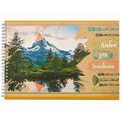 Альбом для рисования BG, Amazing view, А4, 40 листов, на гребне, в ассортименте