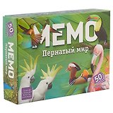 Игра настольная, Нескучные игры, Мемо Пернатый мир 7952