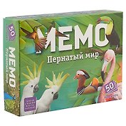 Игра настольная, Нескучные игры, Мемо Пернатый мир 7952