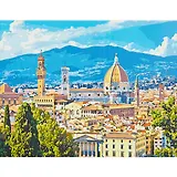 Холст с красками по номерам 40х50см ТМ Рыжий кот (24цв.) Солнечная Флоренция (Арт. Х-6592)