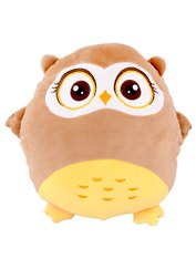 Мягкая игрушка Сова с ресничками (40см)