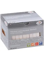 Мелки белые 50шт, квадратные, к/к, ГАММА