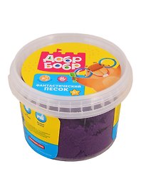 Фантастический песок в ведерке 0,5 кг, фиолетовый