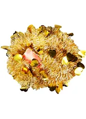 Мишура новогодняя (6х200) золото