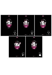 Тетрадь 48л кл. "Pink&Black (SWEET CAT)", выб.лак, ассорти, Hatber