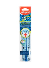 Линейка 15 см, Maped, в ассортименте