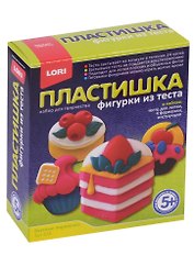 Набор для творчества Lori. Фигурки из теста «Вкусные пирожные»